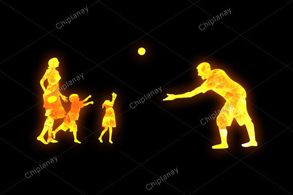 Download Family Playing Kids Burning Fire Flame - Playing kids Collection