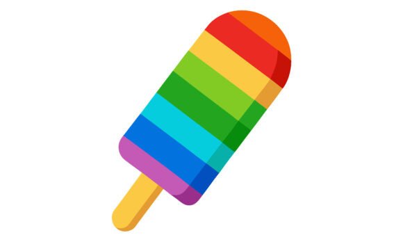 Download Rainbow Popsicle Illustration - Popsicle illustration Collection