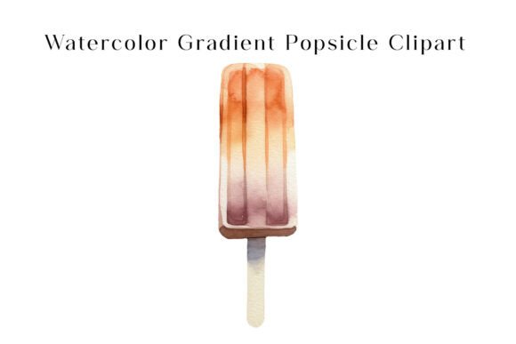 Download Watercolor Gradient Popsicle Clipart - Premium Resources