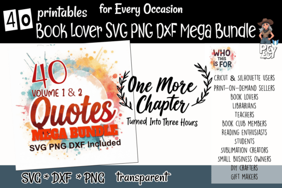 Download Book Lover SVG PNG DXF Mega Bundle - Premium Resources