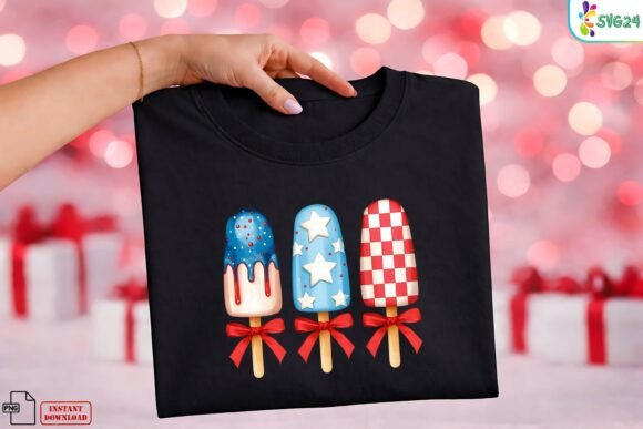 Download Fourth of July Summer Popsicle PNG - Premium Bundle